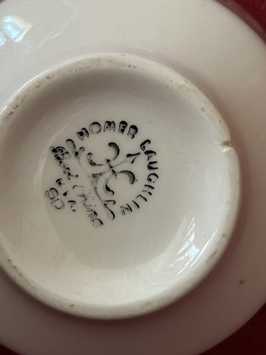 Homer Laughlin Hearts Flowers Footed Coffee Tea Cup Restaurant Ware Vintage USA - 第 8/10 張圖片