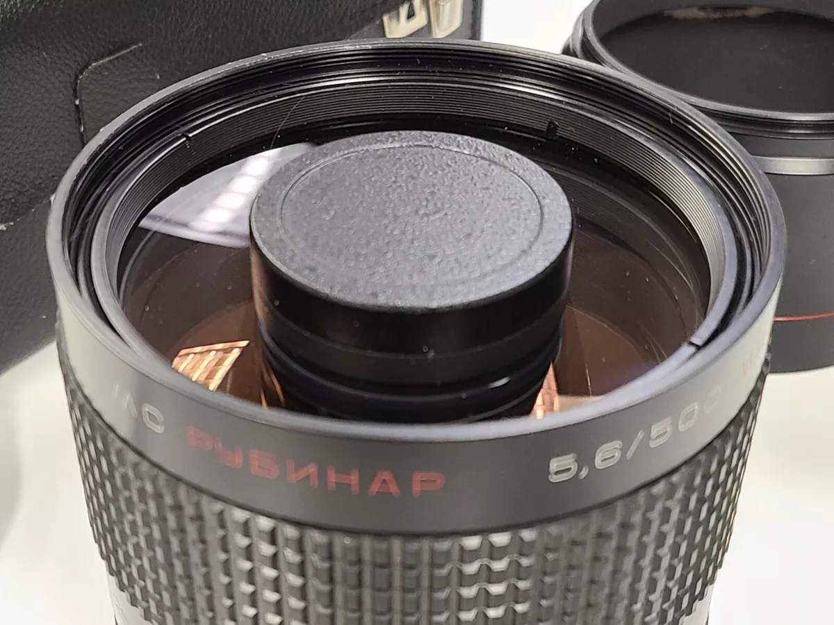 RUBINAR 500mm 5.6 CAPS CASE FILTERS MIRROR LENS EXCELLENT PLUS M42