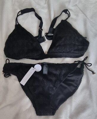 accessorize Black Bikini Size 18 New With Tags