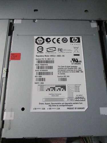 Chargeur automatique bibliothèque de lecteurs de bande Quantum L700 Superloader 3 LTO-4 SAS HP PD093F#916 - Photo 3/3