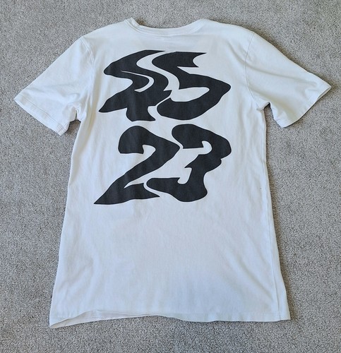Nike Air Jordan 72-10 Spell Out T-Shirt Size Small Slim White #23 basketball - Picture 8 of 9