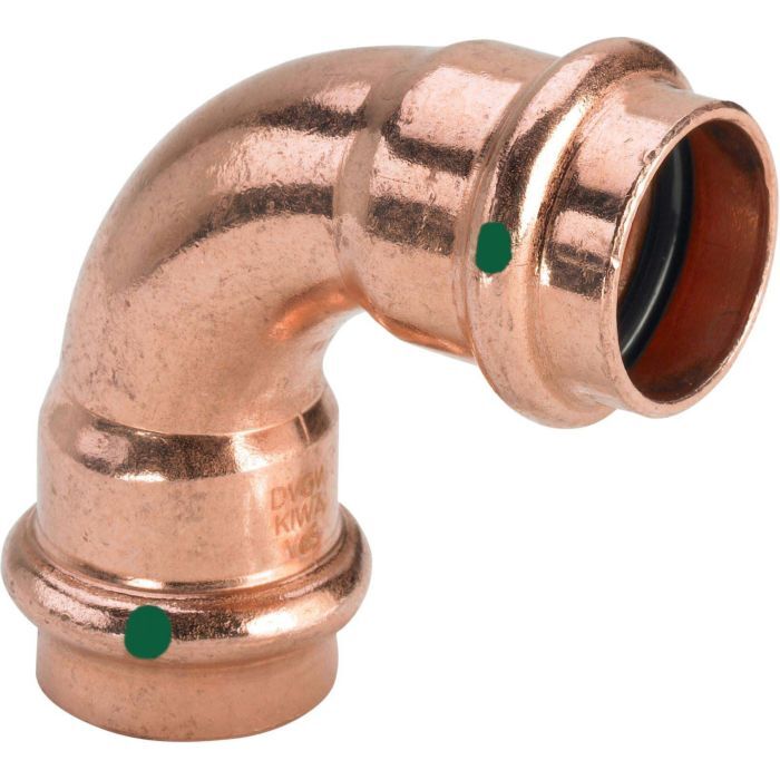 Viega Profipress Bogen 291495, 18 мм, 90°, Kupfer, SC-контур