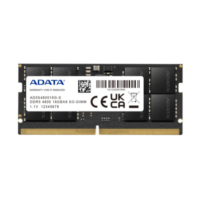 ADATA 16GB DDR5 4800MHz PC-38400 CL40 SODIMM Laptop MEMORY RAM