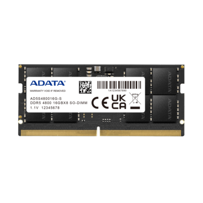 ADATA 16GB DDR5 4800MHz PC-38400 CL40 SODIMM Laptop MEMORY RAM