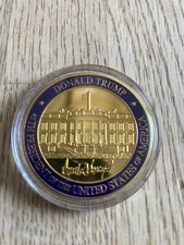 TRUMP Pr&auml;sident USA Coin  Sammlerst&uuml;ck M&uuml;nze Amerika Mitlit&auml;rf&uuml;hrer