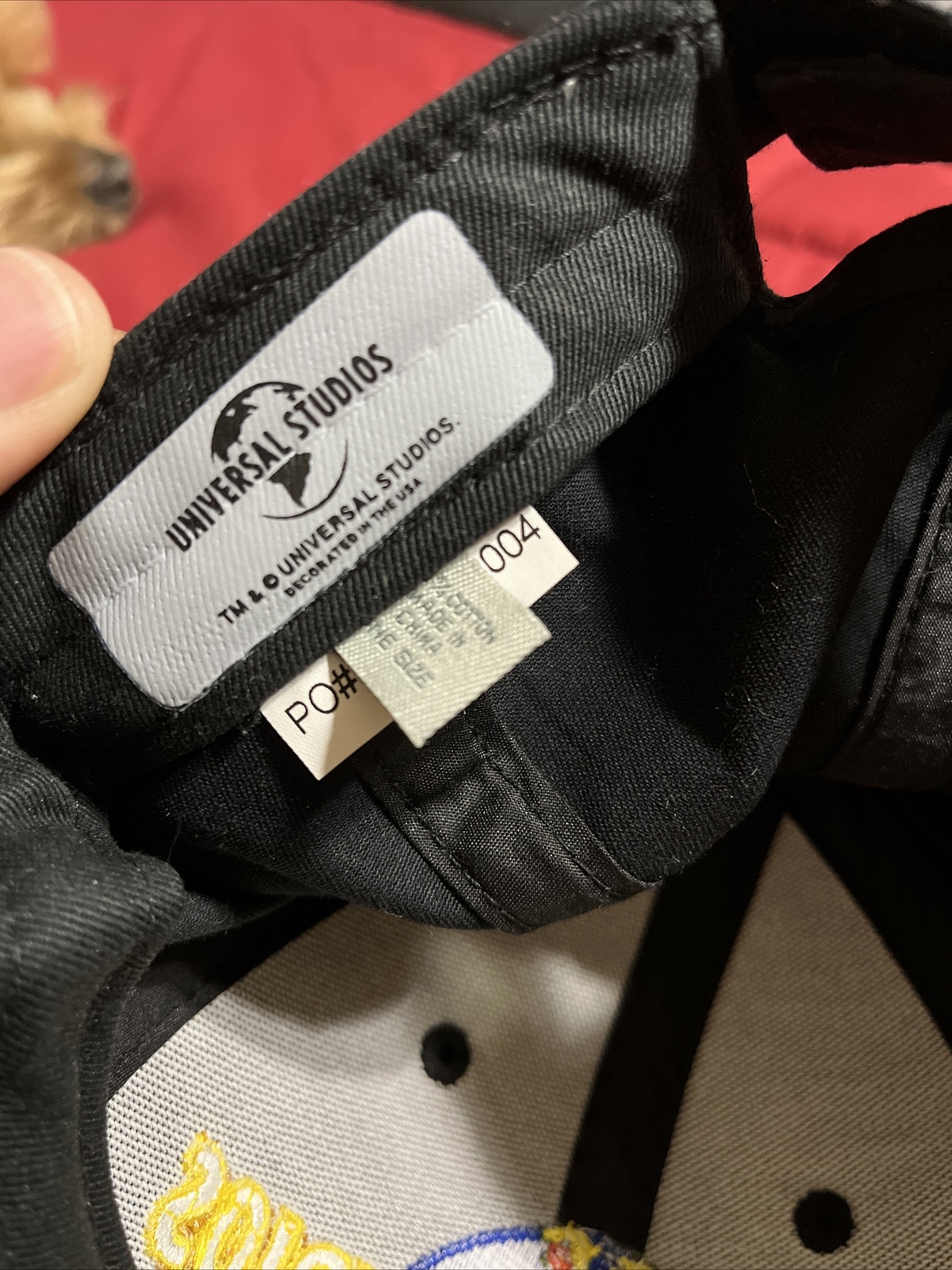 Black Adjustable Universal Studios Hat Worn Once - image 3