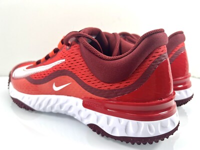 NIKE ALPHA HUARACHE ELITE 4 TURF BASEBALL SHOES RED DJ6523