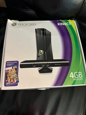 Microsoft Xbox 360 with 2 controllers and a game