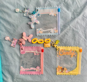 Tamagotchi Uni Connection case pouch Candy Sweet Sanrio bag with keychain