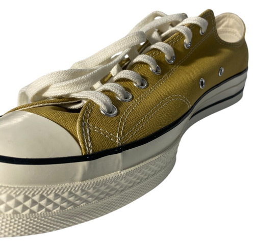 Mens Converse Chuck 70 OX Sneakers Size US12 (30.5cms) UK12 Shoes Yellow Olive - Picture 2 of 13