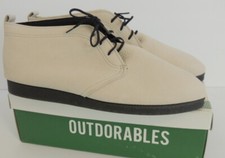 Vintage OUTDORABLES Daniel Green 12 Albany Bootie Shoe 12W ICE White FLAW