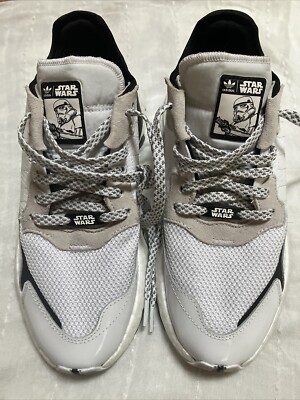 Adidas Star Wars x Nite Jogger Storm Trooper Worn 1x Inside-Size 8M