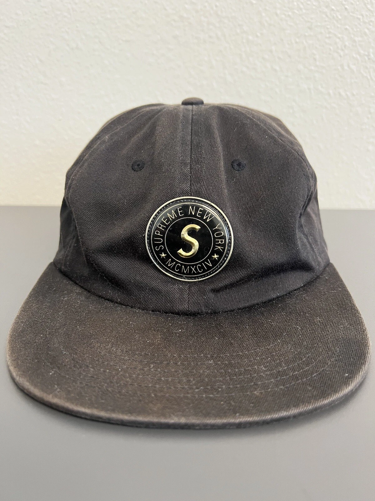 Chapeau vintage Supreme Chino Tsergé Gel logo S 6 panneaux