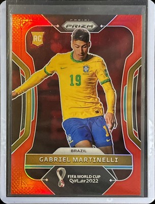 Gabriel Martinelli - Rookie - 2022 Panini Prizm World Cup - Numbered /399 #29