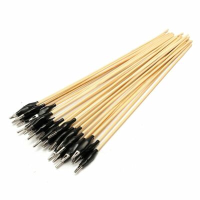 30Pcs Alligator Clips Sprayed Paiting Tool Holding Sticks for Gundam Building