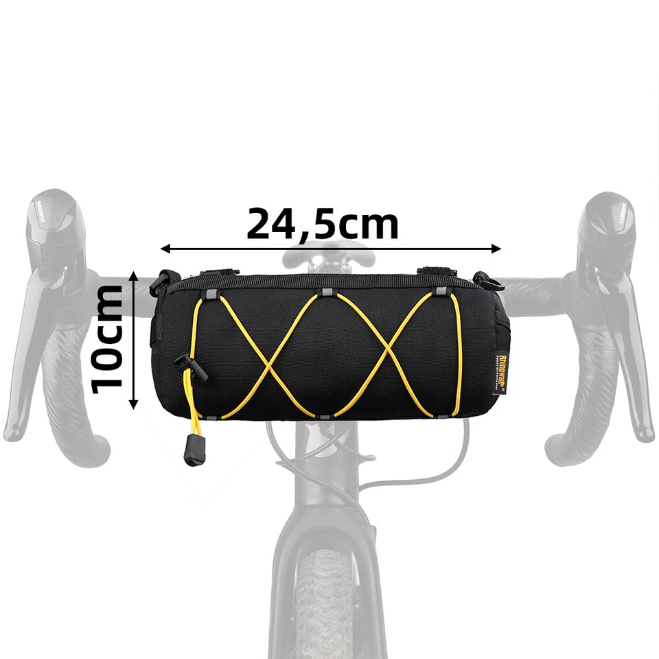 Rhinowalk Fahrrad Lenkertasche Vordertasche Fahrradtasche mit Schultergurt 2,4L - Bild 4 von 4