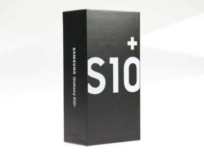 NEW UNLOCKED Samsung Galaxy S10 PLUS SM-G975U 128GB BLACK S10+ GSM T-MOBILE AT&T