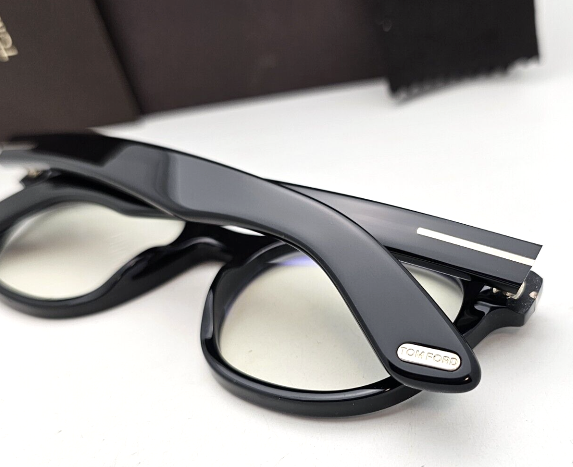 New Tom Ford Reading Glasses TF 5807-B 001 50-21 145 Black & Gold