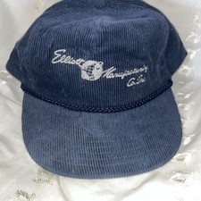 Vintage Elliot Manufacturing Corduroy Cap Adjustable Trucker Hat By Nissan Brand