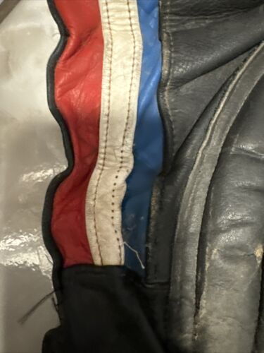 Vintage 60's Rocky Cycle Co Leather Padded Racing Pants MX Flat Track Motorcycle - Picture 3 of 24