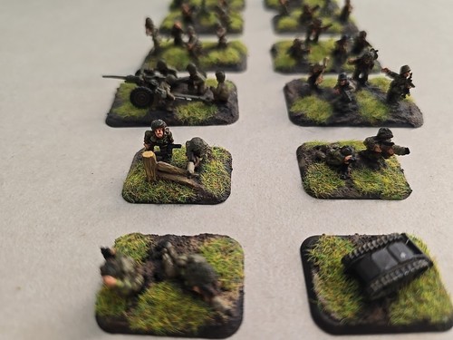 Lot of 12 Flames of War USA Platoon Painted FOW Battlegroup 15mm - Picture 4 of 10