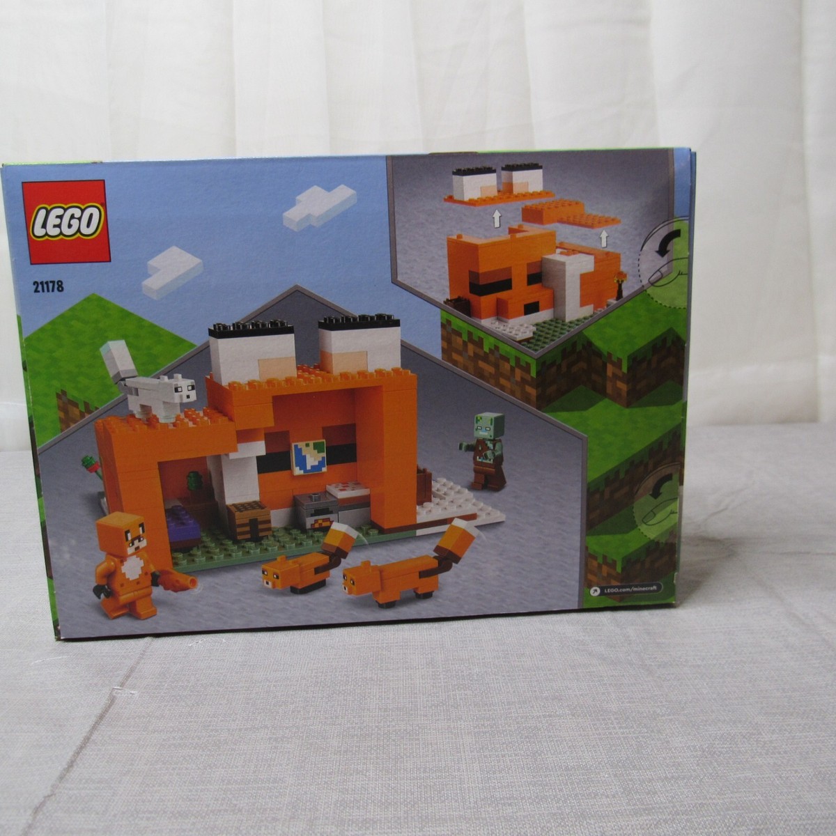 LEGO Minecraft Set The Fox Lodge 2117 New In Box 2022 193 pcs