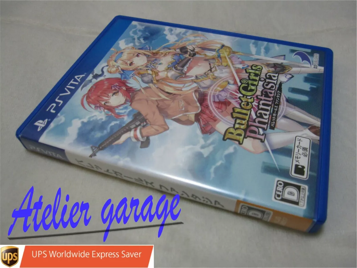 USED Sony PlayStation Vita Good UP Bullet Girls Fantasia Japanese Barrett Girls