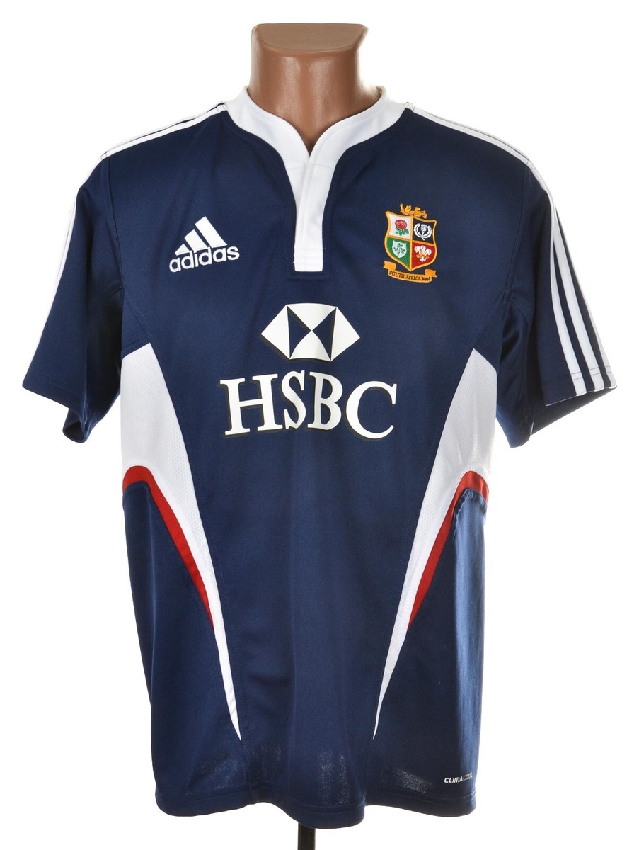 アディダス British Irish Lions Rugby Jersey RUGBY UNION BRITISH AND IRISH LIONS 2009 WORLD CUP SHIRT