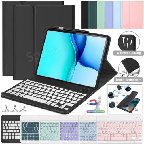 For Xiaomi Pad 5/6/6 Pro Redmi Pad SE 11" Bluetooth Keyboard Mouse Case Cover - Picture 2 of 46