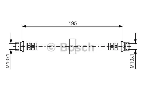 BOSCH 1987476884 Bremsschlauch | eBay