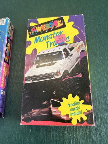 Awesome Monster Trucks VHS, 1991 Bearly Tame - Doug Spanier & Road Construction - Picture 10 of 16