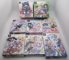 PSVITA Neptunia Limited 8items Set Hyperdimension Wars Idol Tag Noire ... Japan