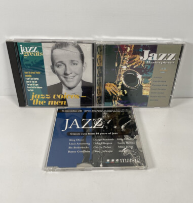 3 x Jazz Compilation CD Bundle | Masterpieces | Bing Crosby / Dexter Gordon Etc