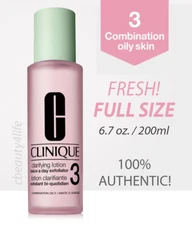 Clinique Clarifying Lotion 3 Combination Oily Skin 6.7 oz. / 200 ml - FRESH!