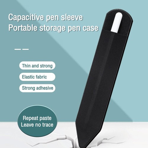 For Apple Pencil 1st & 2nd Gen Pencil Holder Sticker Adhesive Leather Pen Pouch - Picture 8 of 17