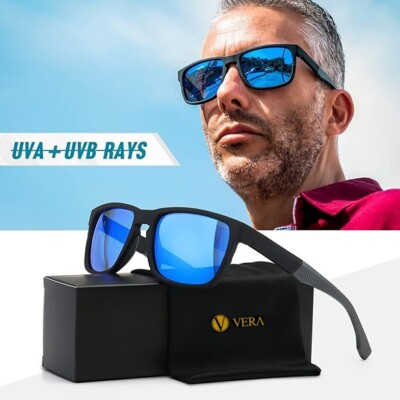 Square Polarized Sunglasses For Men Women Outdoor Sports Driving Glasses Golfing