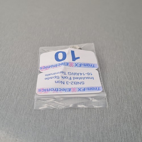 2/5/10/20/50Pcs SNB2-3 Non Insulated Fork Spade 16-14AWG Wire Crimp Terminals - Picture 9 of 21