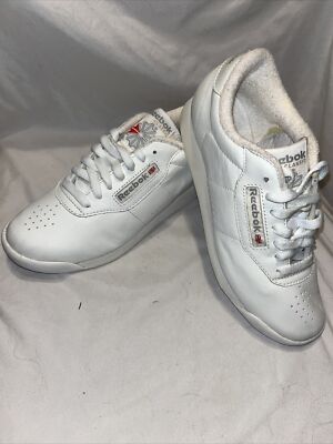 Reebok Woman s Classic White Size 6 Leather Shoes
