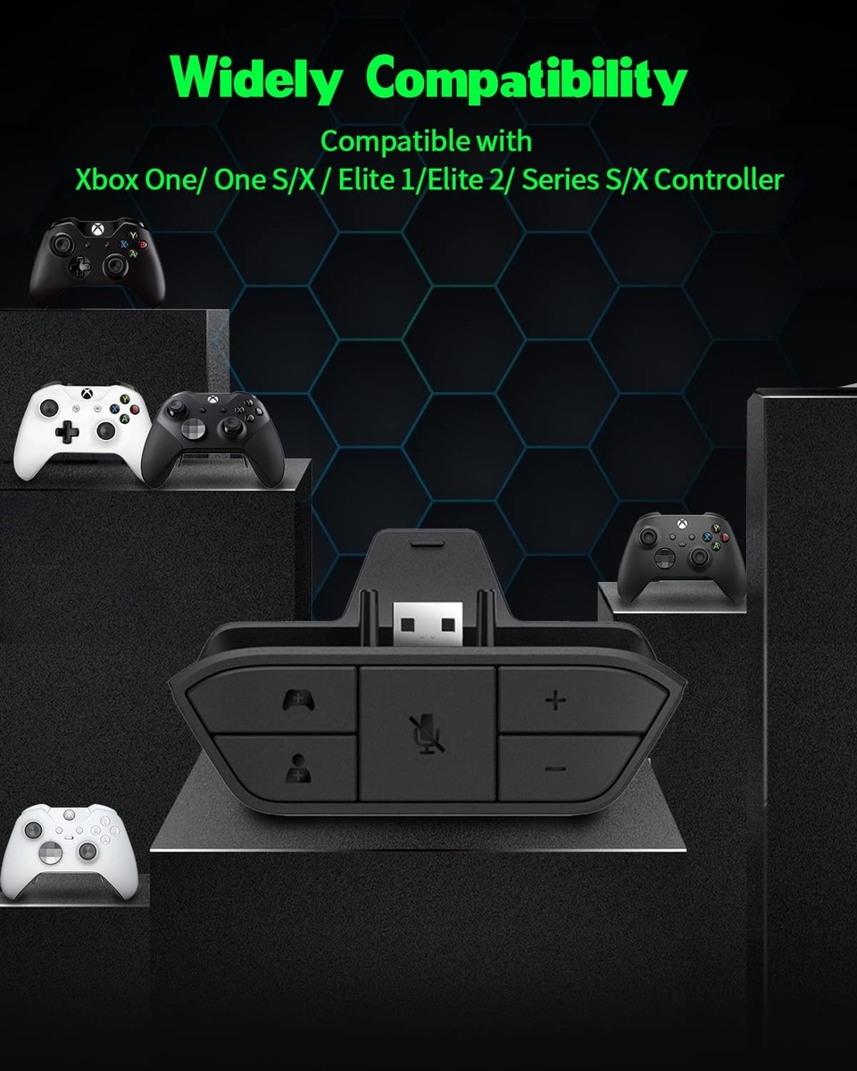 OLCLSS Stereo Headset Adapter, Xbox Controller Adapter Xbox