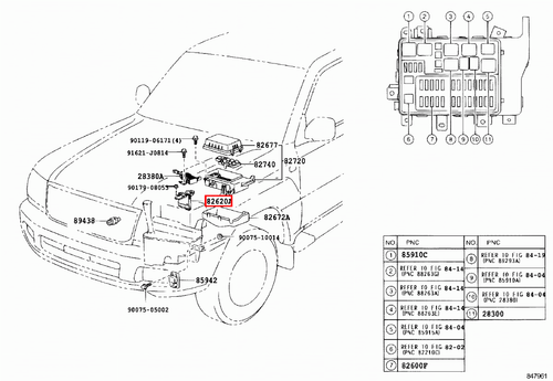 Genuine Toyota LandCruiser 105 100 Series HZJ FZJ UZJ HDJ Fusible Link Block - Picture 6 of 10