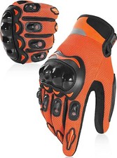 Summer Motorcycle Glove for Men and Women, Breathable Mesh Motorbike Gloves XXL 