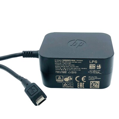 Caricabatterie HP Chromebook 11 G6 USA Series USB Type-C 45W TPN-CA08 934739-850