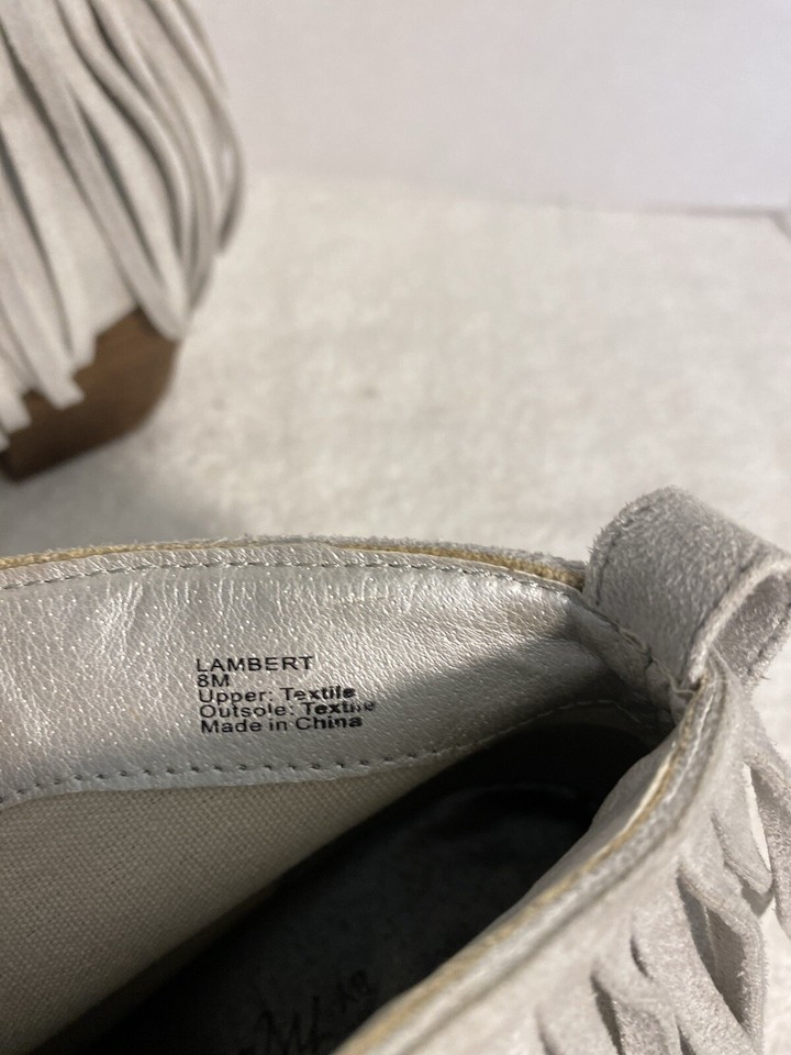 Coconuts by Matisse women’s Lambert fringe pull on split booties Sz 8M