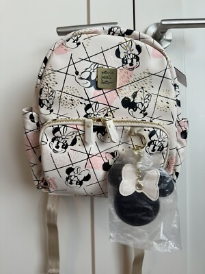 New Petunia Pickle Bottom Mini Backpack in Shimmery Minnie Mouse Diaper Bag