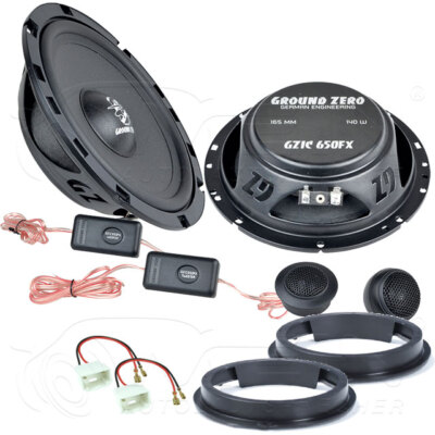 GROUND ZERO LAUTSPRECHER für FORD GRAND C-MAX 2010-2019 Front Tür 140W 165 #BCW6