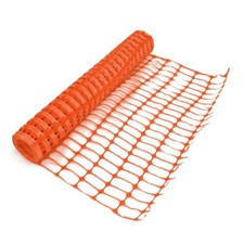 5x1m Orange Plastic Safety Barrier Netting/Mesh Fencing for Events & Site 5.5kg 