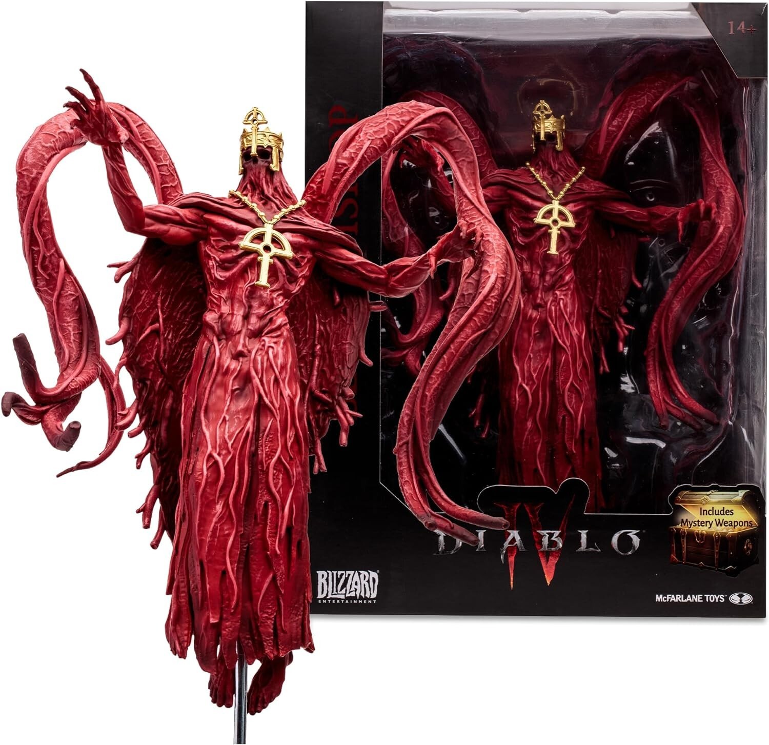 Diablo IV Blood Bishop 12” Action Figure McFarlane Toys Mega Figure Diablo 4 NEW