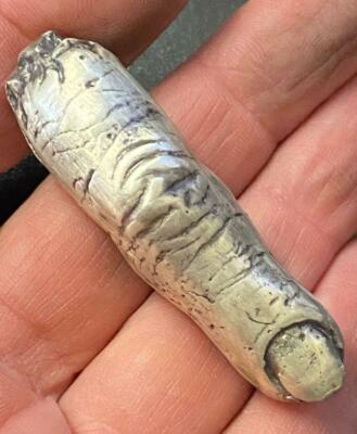#ad 2.3 Troy Oz. MK BarZ quot;Point the Fingerquot; .999 FS Sand Cast $172.50