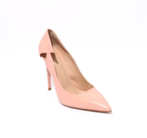 Isabelle 801r Baby Pink Leather Stiletto Heels Pointy Toe Pumps 41 / US 11 - Picture 1 of 8
