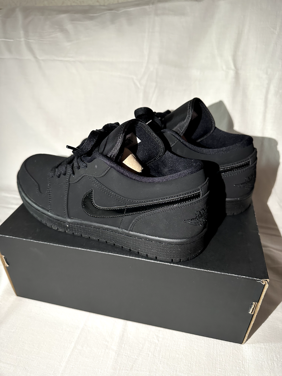 Size 9.5 - Air Jordan 1 Low Triple Black for sale online | eBay Size 9.5 - Air Jordan 1 Low Triple Black for sale online | eBay